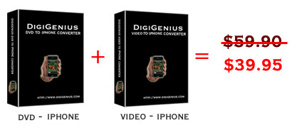 Digigenius DVD+video to iPhone Converter icon